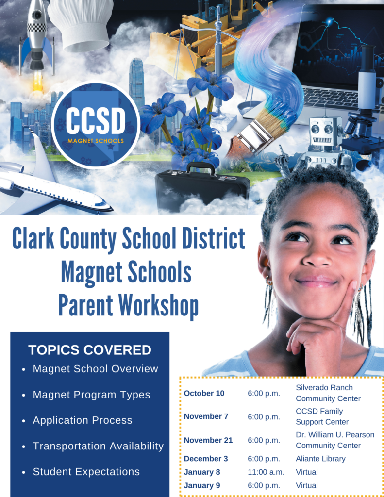 Parent Workshop Flyer with Dates